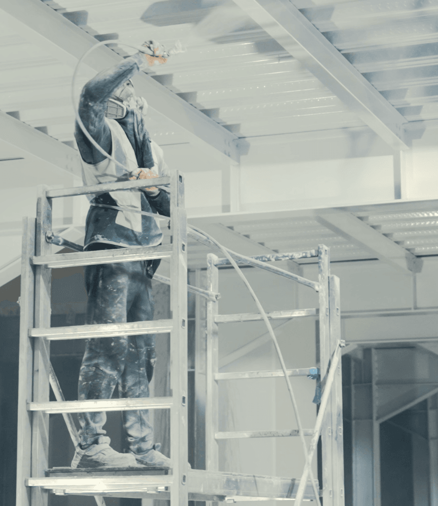 Fırat Etiket Matbaacılık - Çelik Asma Kat ile Alanın İkiye Katlanması