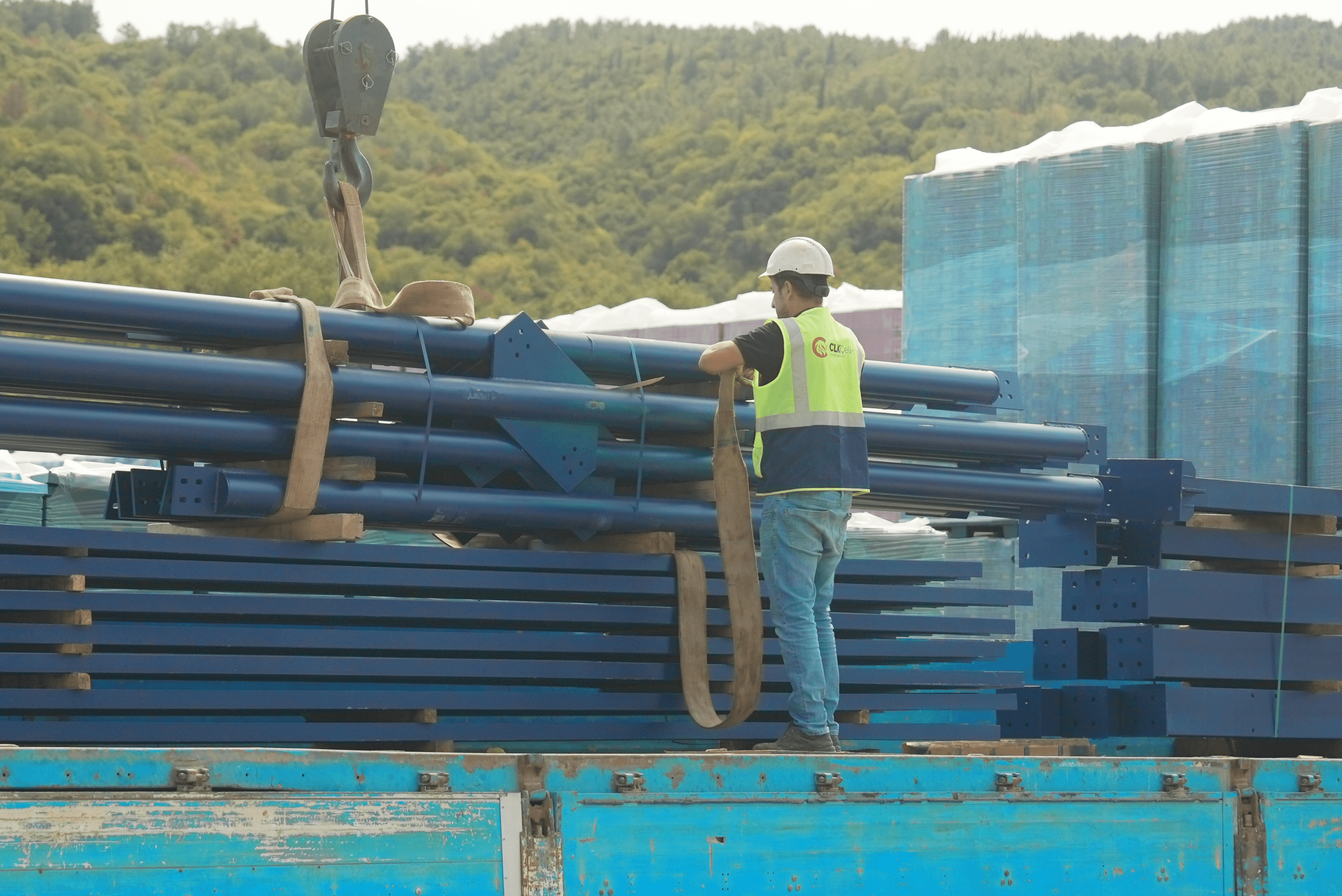 BenoPlast - Yalova Çiftlikköy Ek Bina Çelik Hangar Projesi